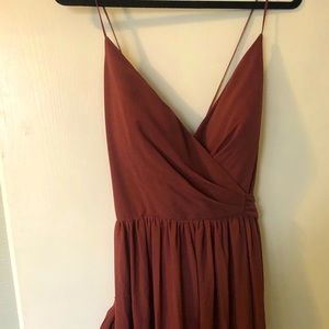 Revelry Rosewood Bridesmaid Dress